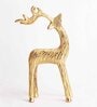 Deer Gold Metal Figurine
