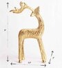 Deer Gold Metal Figurine