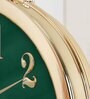 Green Plastic Retro Double Sided Platform Clock