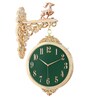 Green Plastic Retro Double Sided Platform Clock