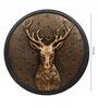 Deer Head Decorative Wall Art (Gold , 26.7cm)