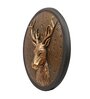 Deer Head Decorative Wall Art (Gold , 26.7cm)