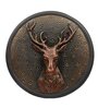 Deer Head Decorative Wall Art (Multicolor, 26.7cm)