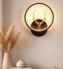 Deer Horn Novelty Wall Lamp Round Design Set of 1