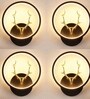 Deer Horn Novelty Wall Lamp Round Design Set of 4