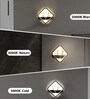 Deer Horn Novelty Wall Lamp Square Design Set of 1