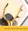 Deer Horn Novelty Wall Lamp Square Design Set of 1
