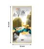 Deer In The Sky Glass Finish Vertical Wall Art