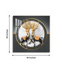 Deer in Unity Glass Finish Square Wall Art