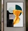 Motif Multicolour Engineered Wood Framed Canvas Wall Painting
