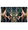 Deer Multicolour MDF Art Panels