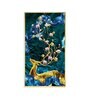 Deer s Serenade Glass Finish Vertical Wall Art