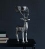 Deer Sculpture Metal Table Vase
