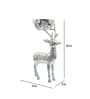 Deer Sculpture Metal Table Vase