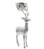 Deer Silver Metal Tealight Holder