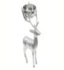 Deer Silver Metal Tealight Holder