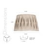 Deigo Natural Linen Designer Lampshade
