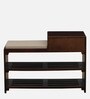 Delft Sheesham Wood Shoe Rack In Scratch Resistant Walnut Finish