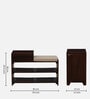 Delft Sheesham Wood Shoe Rack In Scratch Resistant Walnut Finish