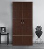 Delhi 2 Door Wardrobe in Brown Maple Finish