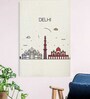 Delhi Canvas Unframed Art Print in 12inches x 18 inches