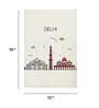Delhi Canvas Unframed Art Print in 12inches x 18 inches