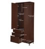 Delhi Dressing Unit in Brown Maple Finish
