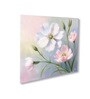 Pink and White Blooms Canvas Printed Wall Painting Stretch Canvas Frame