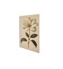 White Flower Canvas Series Set of 3 Printed Wall Painting White Frame