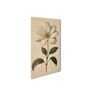 White Flower Canvas Series Set of 3 Printed Wall Painting White Frame