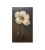 White Flower Canvas Series Vintage Printed Wall Painting Gold Frame