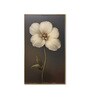 White Flower Canvas Series Vintage Printed Wall Painting Gold Frame
