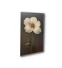 White Flower Canvas Series Vintage Printed Wall Painting White Frame