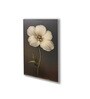 White Flower Canvas Series Vintage Printed Wall Painting White Frame