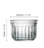 Delice Transparent Glass ( Set of 6 ) Dessert Bowls