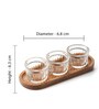Delice Transparent Glass Aperitif Set Delice Dessert Bowls