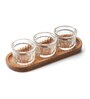 Delice Transparent Glass Aperitif Set Delice Dessert Bowls