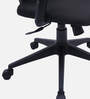 Yuzuki Ergonomic Chair With Adjustable Handle, Lumbar Support And Neck Rest In Black Colour