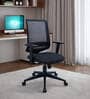 Fuku Ergonomic Chair With Adjustable Handle And Lumbar Support In Black Colour