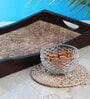 Hammered 200ml Glass Dessert Bowl