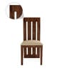 Delmonte Solid Wood 8 Seater Dining Set with Bench in Walnut Finish