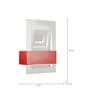 Delon Metal Flush Mount Wall Light (Red)