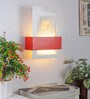 Delon Metal Flush Mount Wall Light (Red)