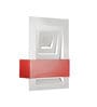 Delon Metal Flush Mount Wall Light (Red)