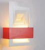 Delon Metal Flush Mount Wall Light (Red)