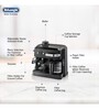 DeLonghi 1700W BCO 320 Combi Pump Espresso & Drip Coffee Maker (Black)