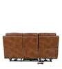 Delp Leatherette Motorized 3 Seater Recliner in Choco Brown Colour