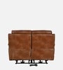 Delp Leatherette Motorized 2 Seater Recliner in Choco Brown Colour