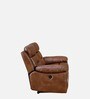 Delp Leatherette Motorized 2 Seater Recliner in Choco Brown Colour