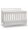 Bentley Solid Wood Cribs in White Colour with Convertible Bed